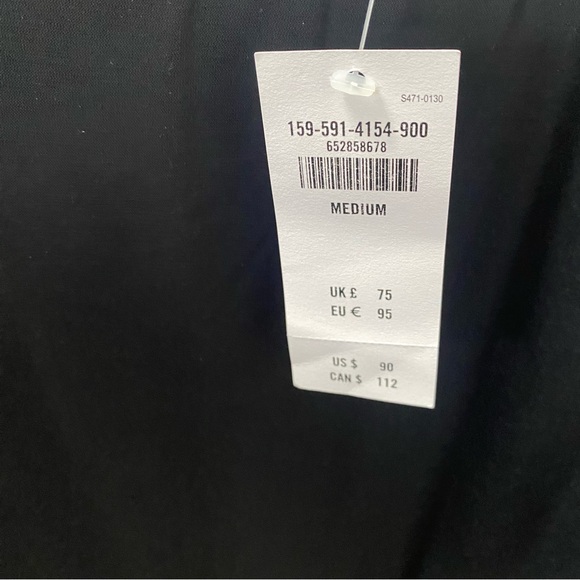 NWT Abercrombie Little Black Sexy Slip Maxi Cocktail Dress Size Medium - Picture 4 of 4